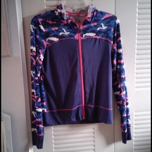 RBX Pink and Blue Camo girls Hoodie